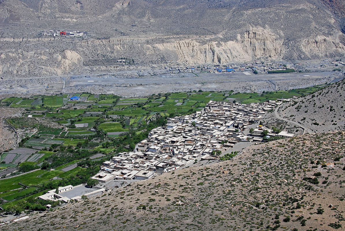 01 Thini And Jomsom From Trail Towrds Mesokanto La